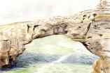 Rocher de la Vierge-2001-aquarelle