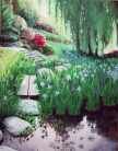 Jardin A.Khan-1999-acrylique sur toile