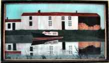 Longine en Poitou- Gouache sur bois