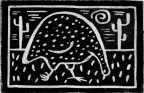 Pintade1  - 2000 - 11,9x7,9cm.noir